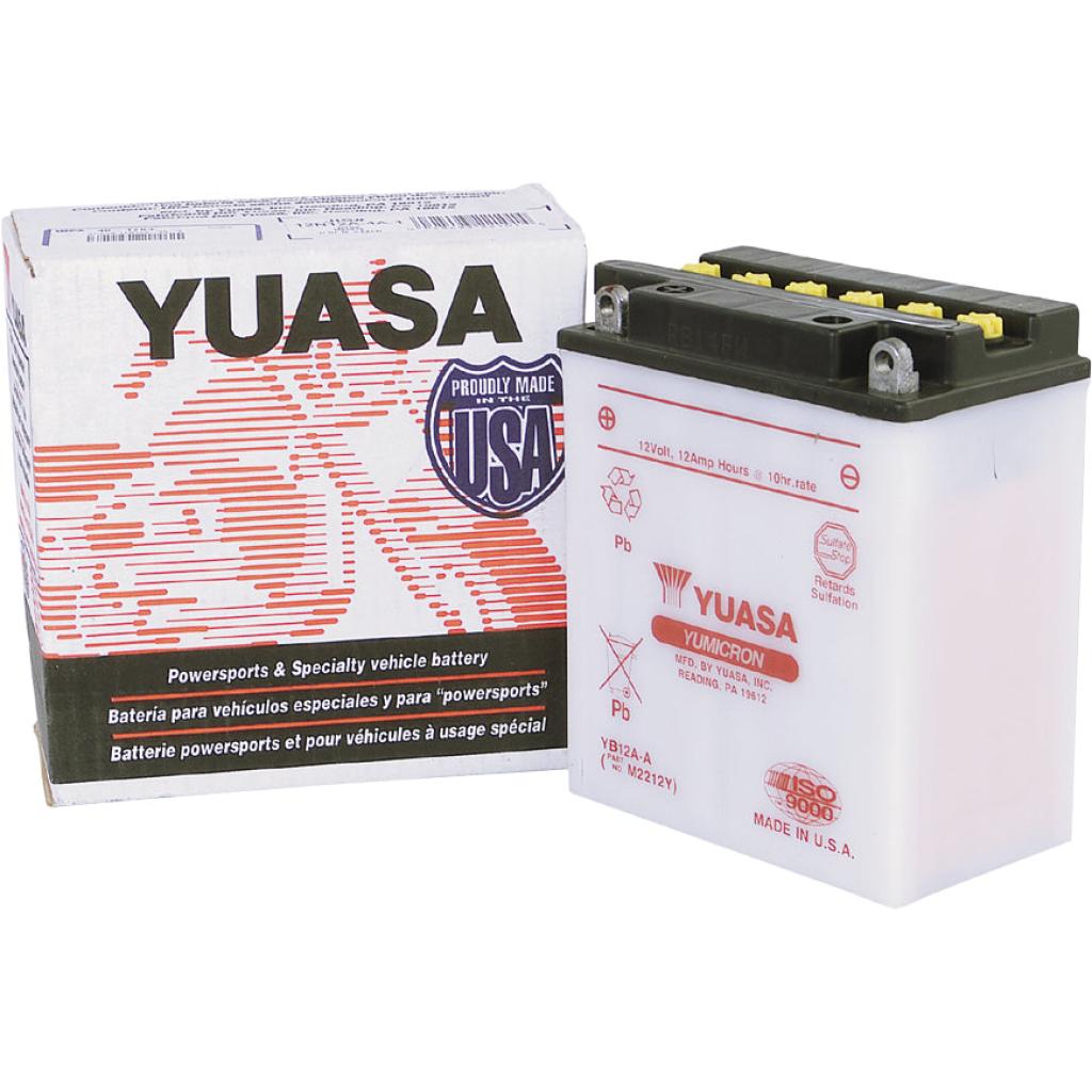 Yuasa Battery Yb12a A Conventional - MojoMotoSport.com