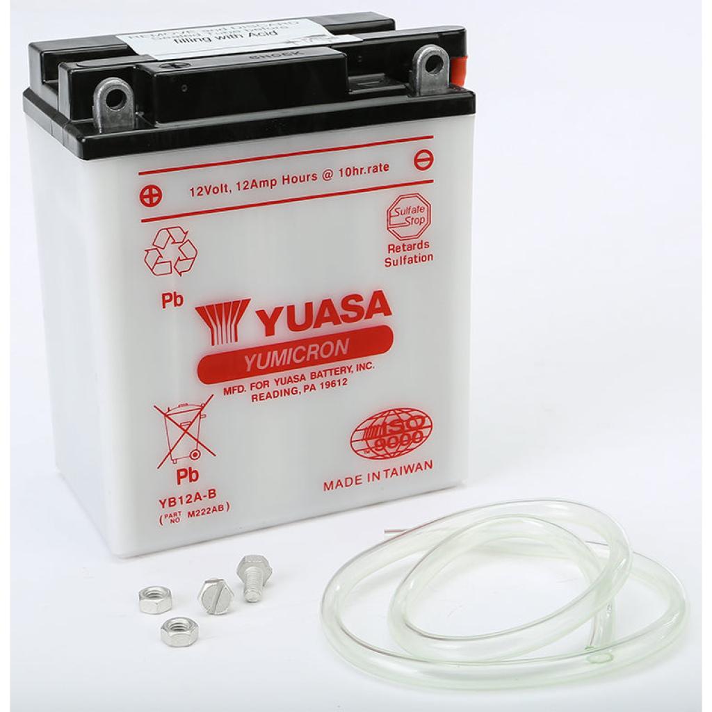 Yuasa Battery Yb12a B Conventional - MojoMotoSport.com