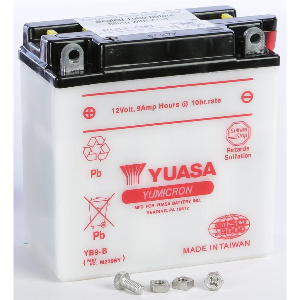 Yuasa Battery Yb9 B Conventional - MojoMotoSport.com