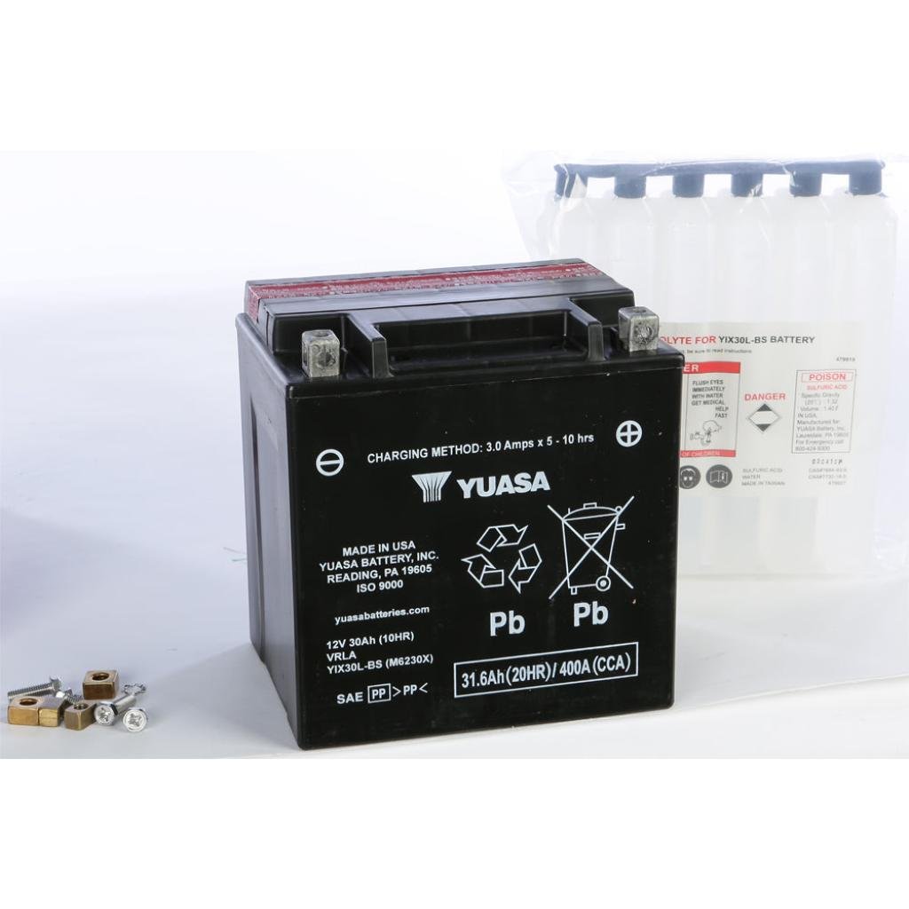 Yuasa Battery Yix30l Bs Maintenance Free - MojoMotoSport.com