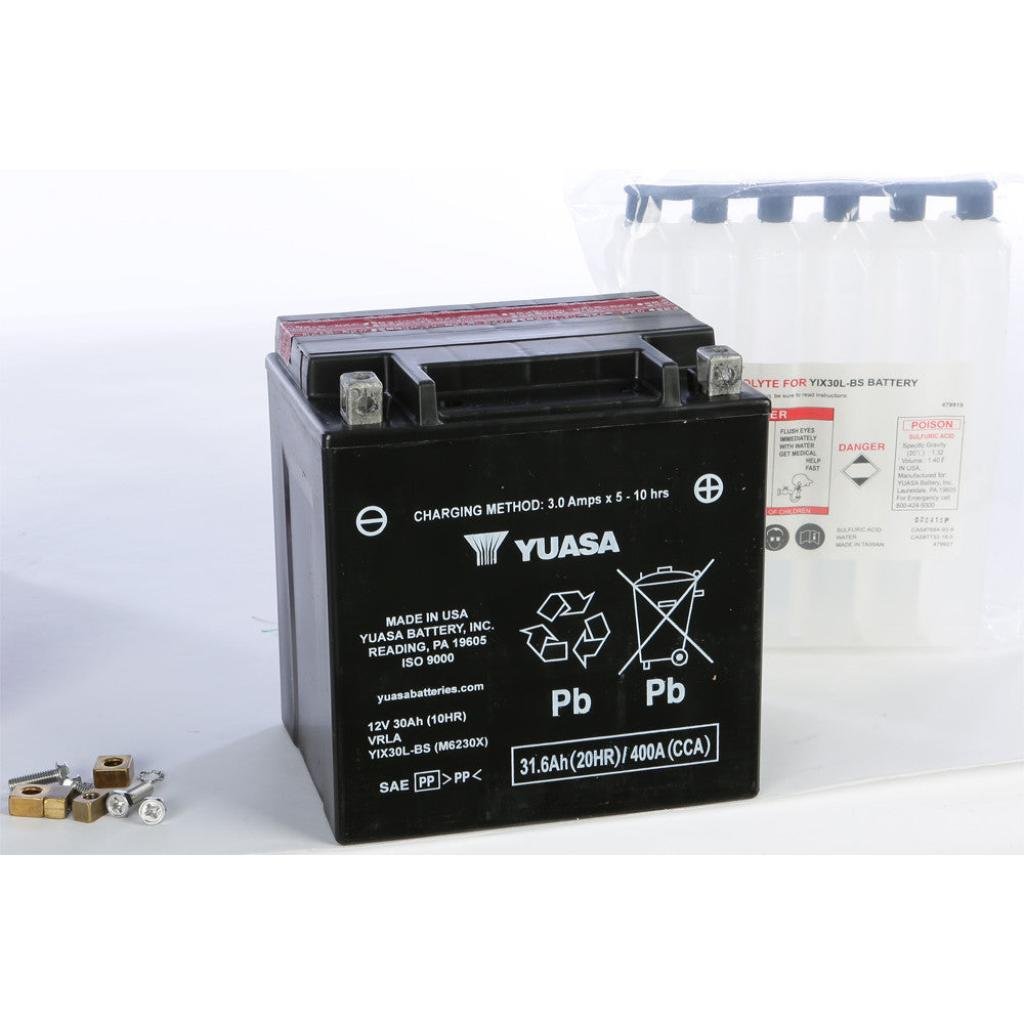 Yuasa Battery Yix30l Pw Maintenance Free - MojoMotoSport.com