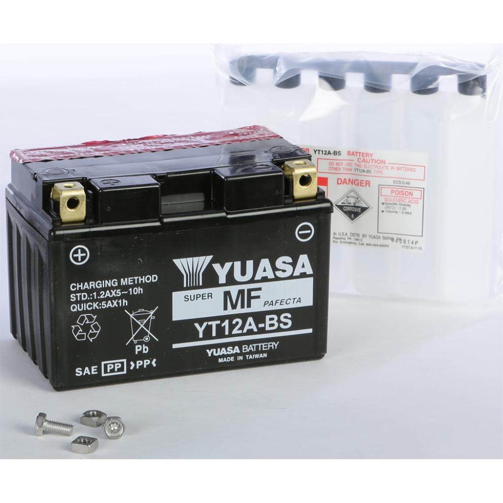Yuasa Battery Yt12a Bs Maintenance Free - MojoMotoSport.com