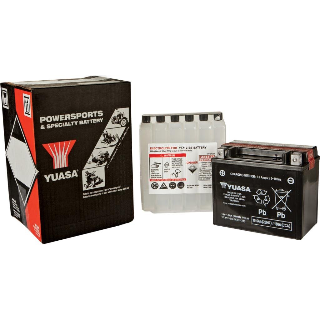 Yuasa Battery Ytx12 Bs Maintenance Free - MojoMotoSport.com