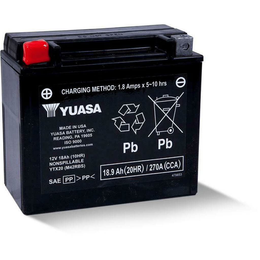 Yuasa Battery Ytx20 Sealed Factory Activated - MojoMotoSport.com