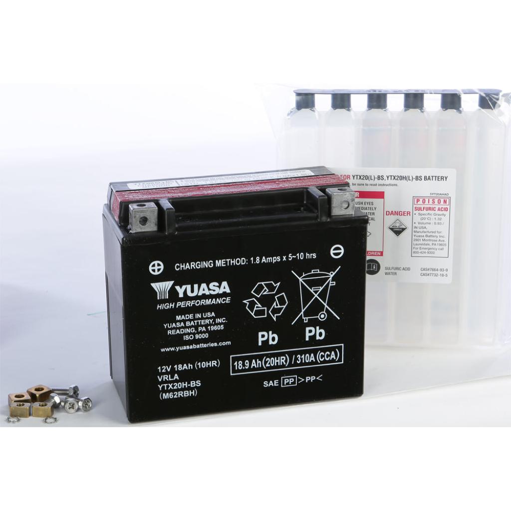 Yuasa Battery Ytx20h Bs Maintenance Free - MojoMotoSport.com
