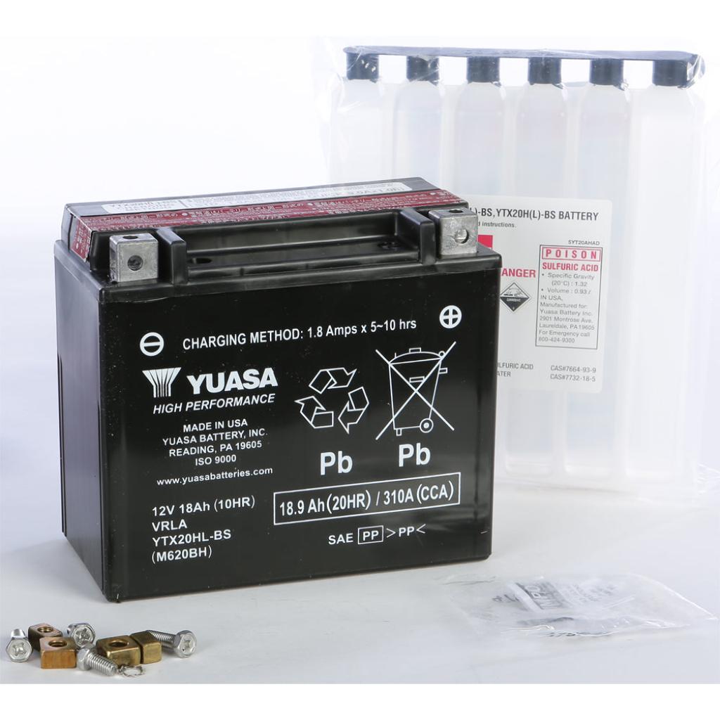 Yuasa Battery Ytx20hl Bs Maintenance Free - MojoMotoSport.com