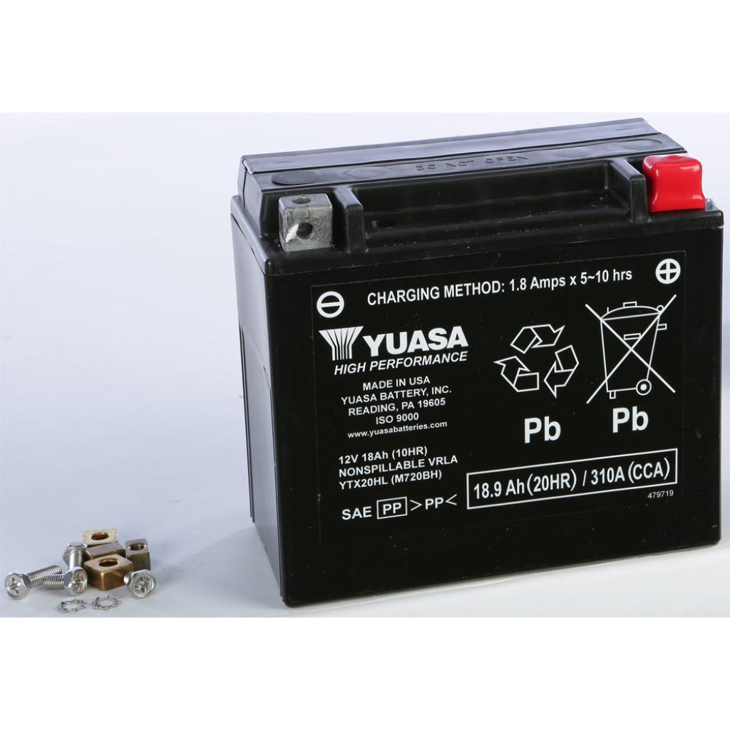 Yuasa Battery YTX20hl Sealed Factory Activated - MojoMotoSport.com