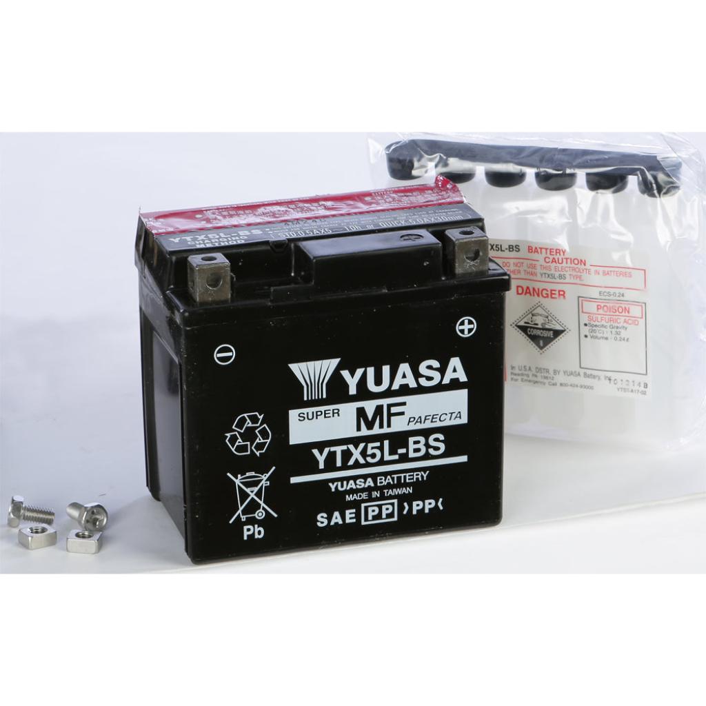 Yuasa Battery Ytx5l Bs Maintenance Free - MojoMotoSport.com