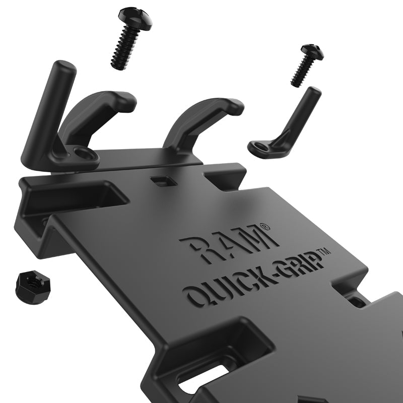 Ram Quick-Grip XL Phone Mount w/ Handlebar U-Bolt Base - Short | RAM-B-149Z-A-PD4U