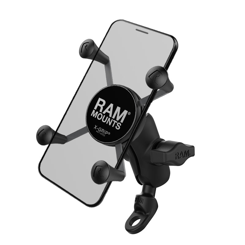 Ram X-Grip-Telefonhalterung mit 9-mm-Winkelkopfadapter | RAM-B-272-A-UN7