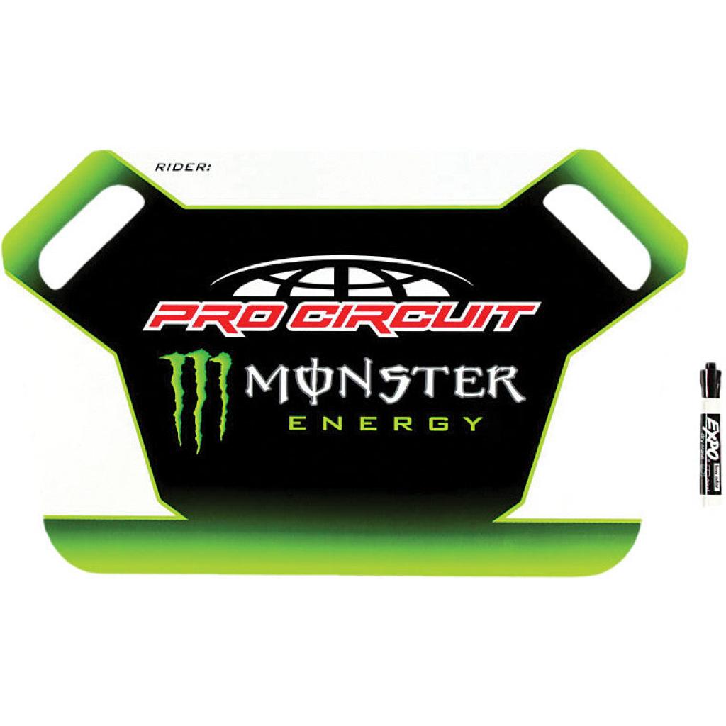 Pro Circuit Monster Energy Pit Board w/Marker | 55146