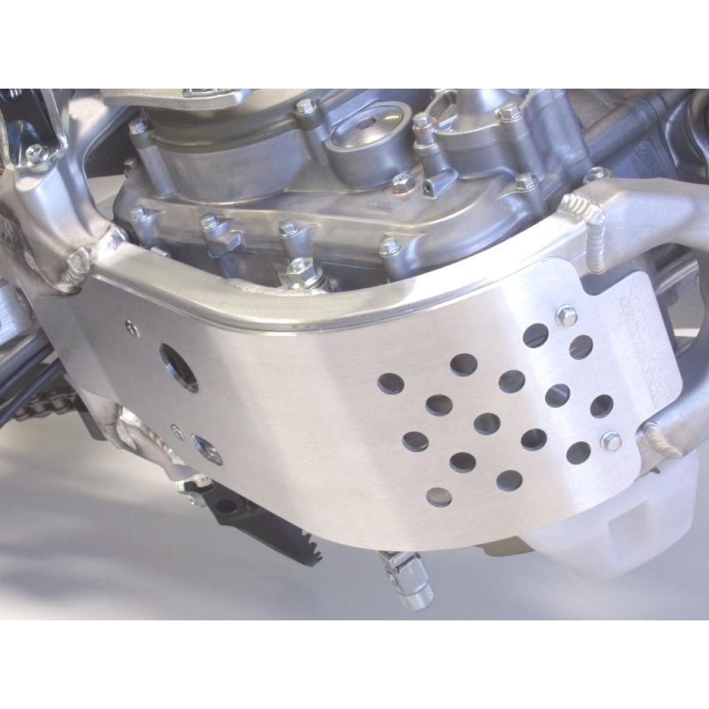 Plaque de protection en aluminium de connexion Works Honda CRF250R ('07-09) | 10-071