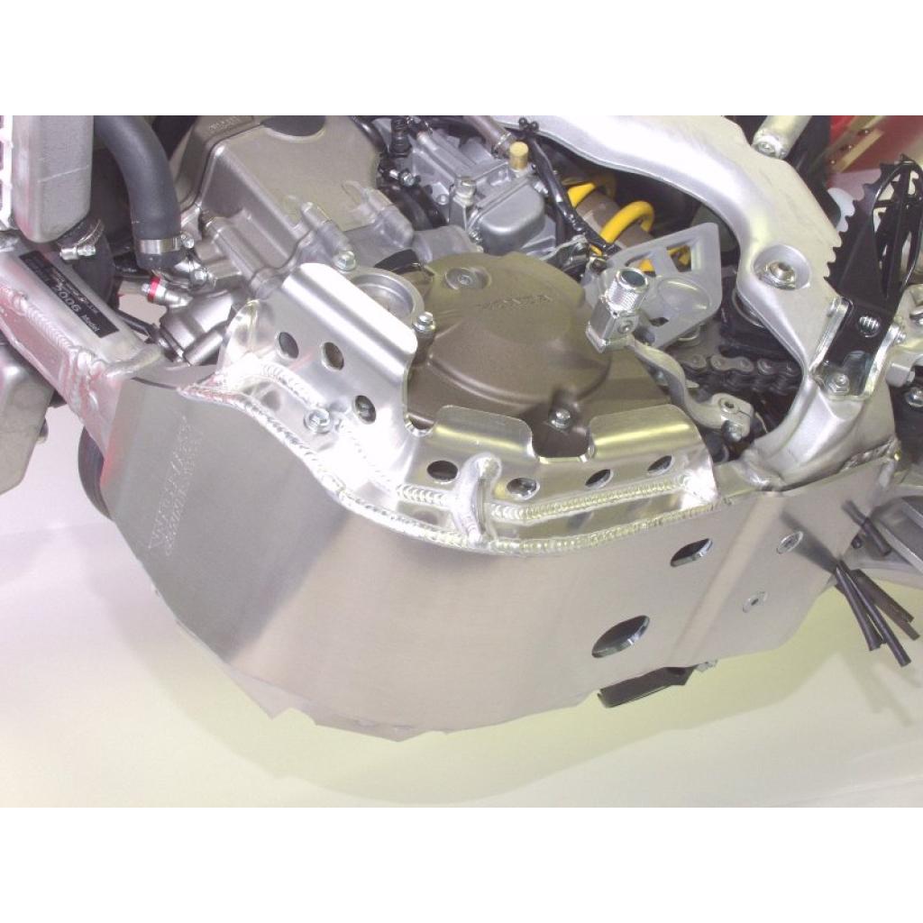Funktioniert mit der Honda CRF450X-Unterfahrschutzplatte aus Aluminium mit vollständiger Abdeckung | 10-087