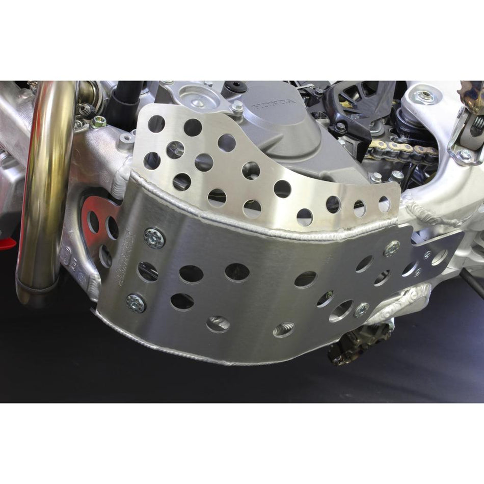 Works Connection - Honda - Full Coverage Aluminum Skid Plate - 10-605