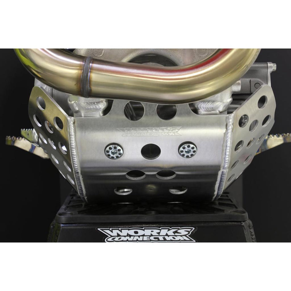 Works Connection - Honda - Full Coverage Aluminum Skid Plate - 10-606