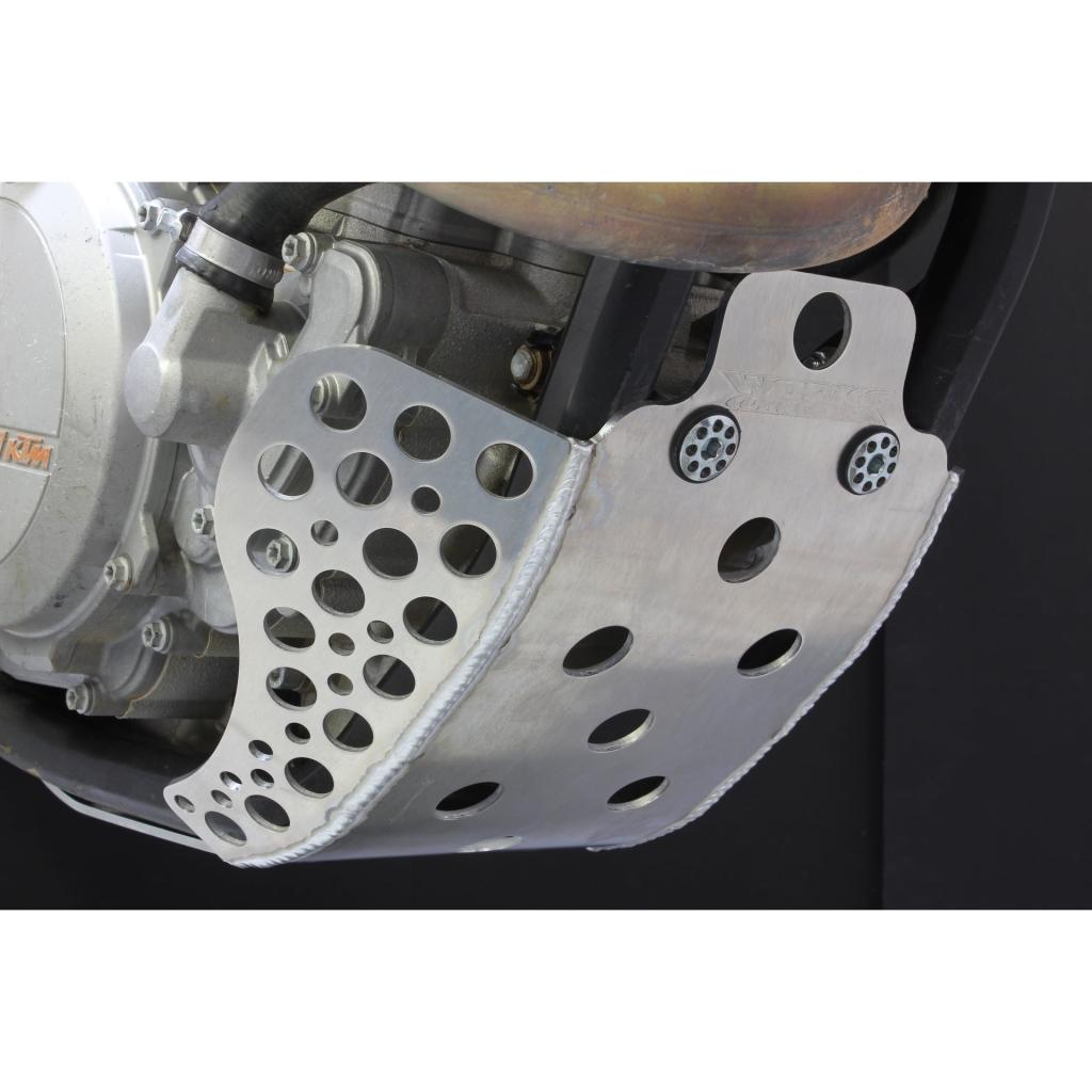 Werksanschluss – KTM – vollflächiger Aluminium-Unterfahrschutz – 10-637