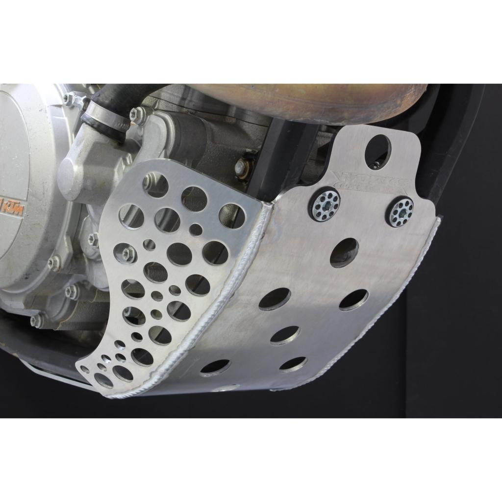 ワークスコネクション KTM フルカバレッジ アルミスキッドプレート KTM 500EX ('12-'14) | 10-638