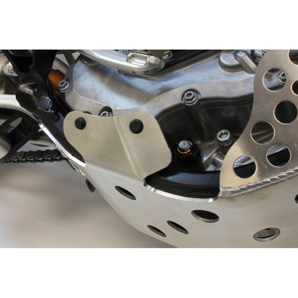 Werksanschluss – KTM – vollflächiger Aluminium-Unterfahrschutz – 10-651