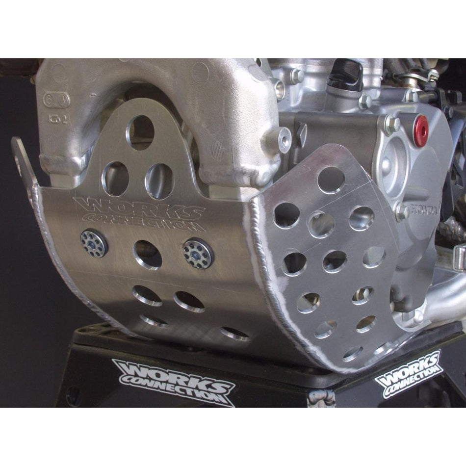 Works Connection - Honda - Full Coverage Aluminum Skid Plate - 10-677