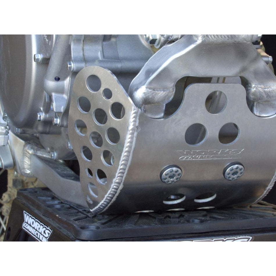Works Connection - Suzuki - Full Coverage Aluminum Skid Plate - 10-694