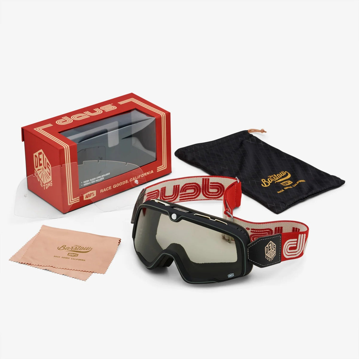 100 motorcycle goggles 100% Barstow Goggles