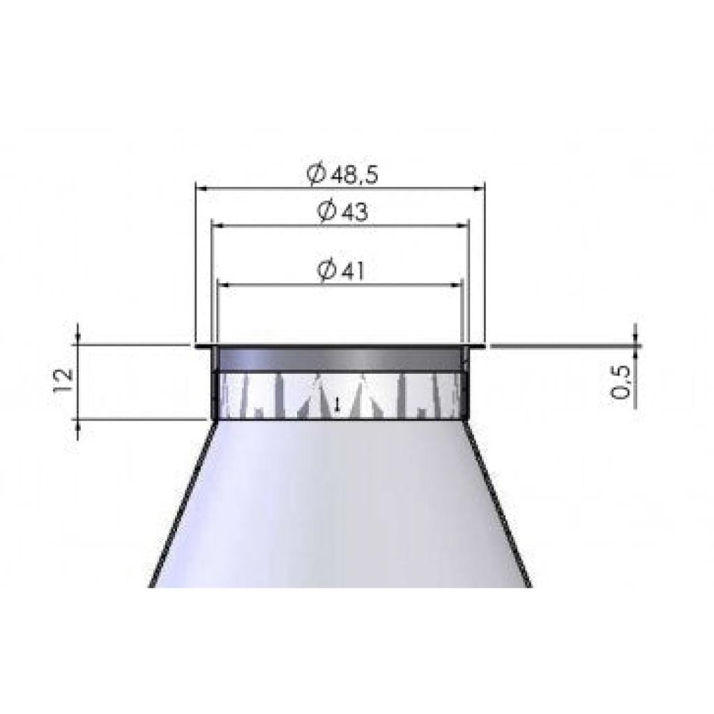 Filtro doble aire del depósito de combustible yamaha/suzuki 250/450 | 160630