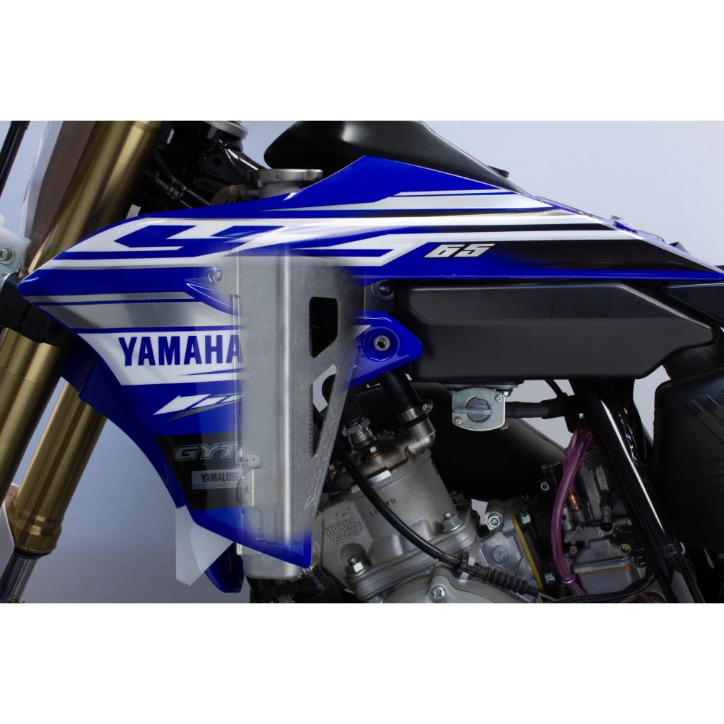 Works Connection - Yamaha - Anodized Black Radiator Braces - 18-B126