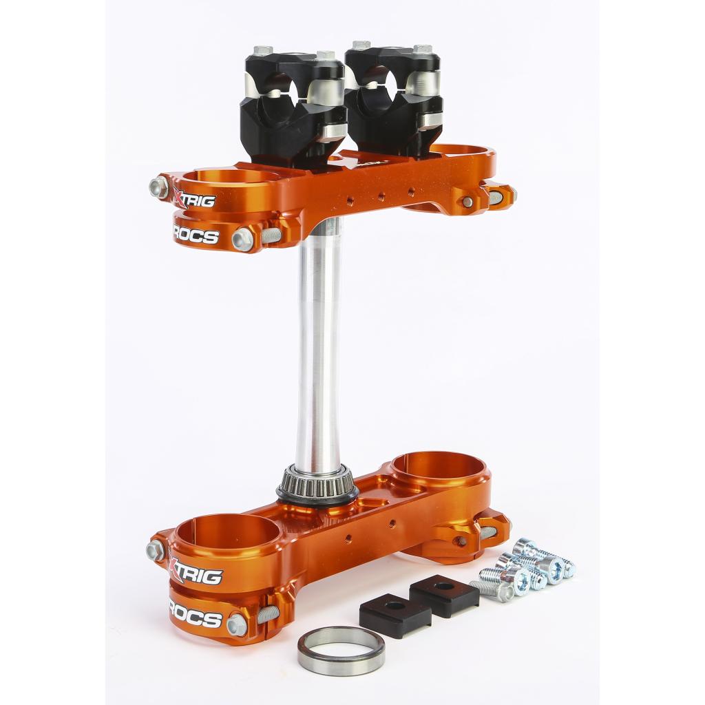 X-Trig Rocs Tech Clamp Set Orange Ktm 20Mm | 501340501101