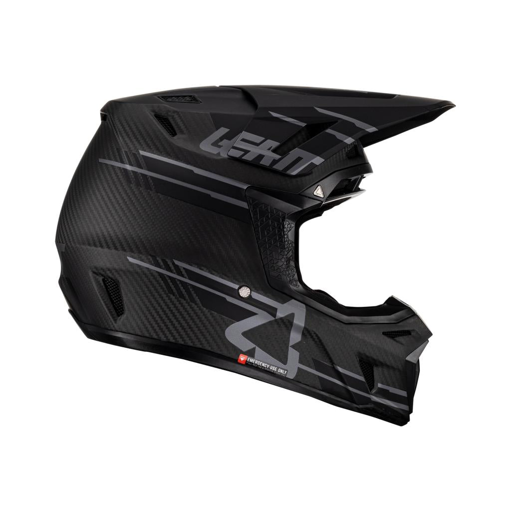 Leatt 9,5 Carbon-Helmset mit 5,5 Iriz-Brille V24