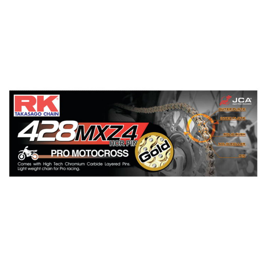 RK Chains - 428 MXZ4 Chain