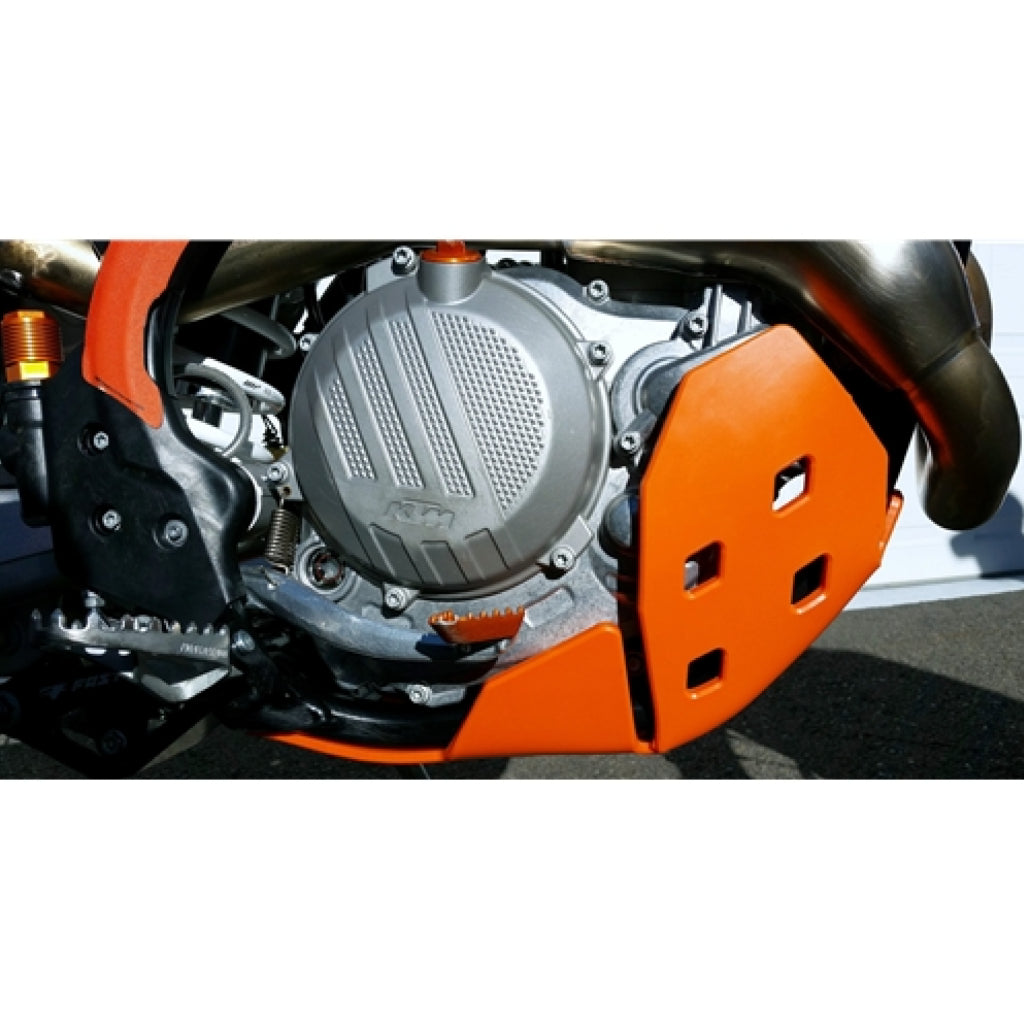 TM Designworks - KTM/ハスクバーナ 450/501 エクストリーム カバレッジ スキッド プレート (リンク ガード付き) | KHLG-455
