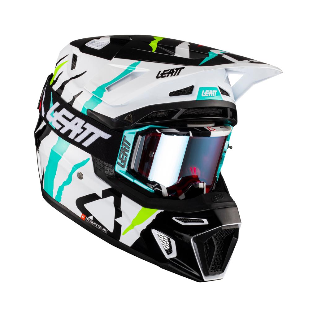 Leatt 8.5 Composite Moto Helmet Kit + 5.5 Goggles V23