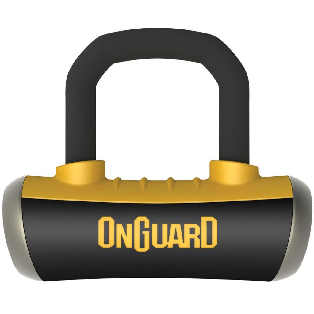 OnGuard Boxer Disc Lock w/ Disc Reminder Black/Yellow | 8046