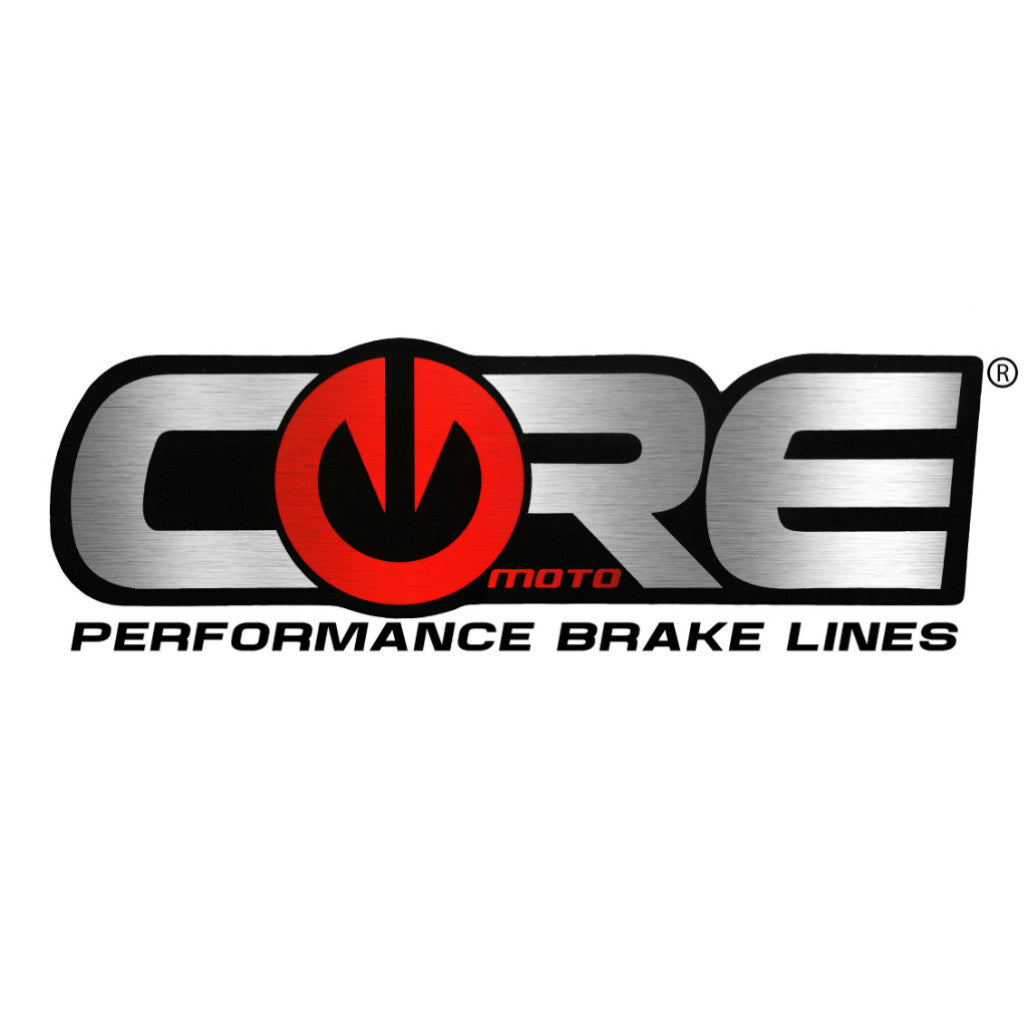 Core moto - カワサキ オフロード フロントおよびリア ブレーキ ライン コンボ キット