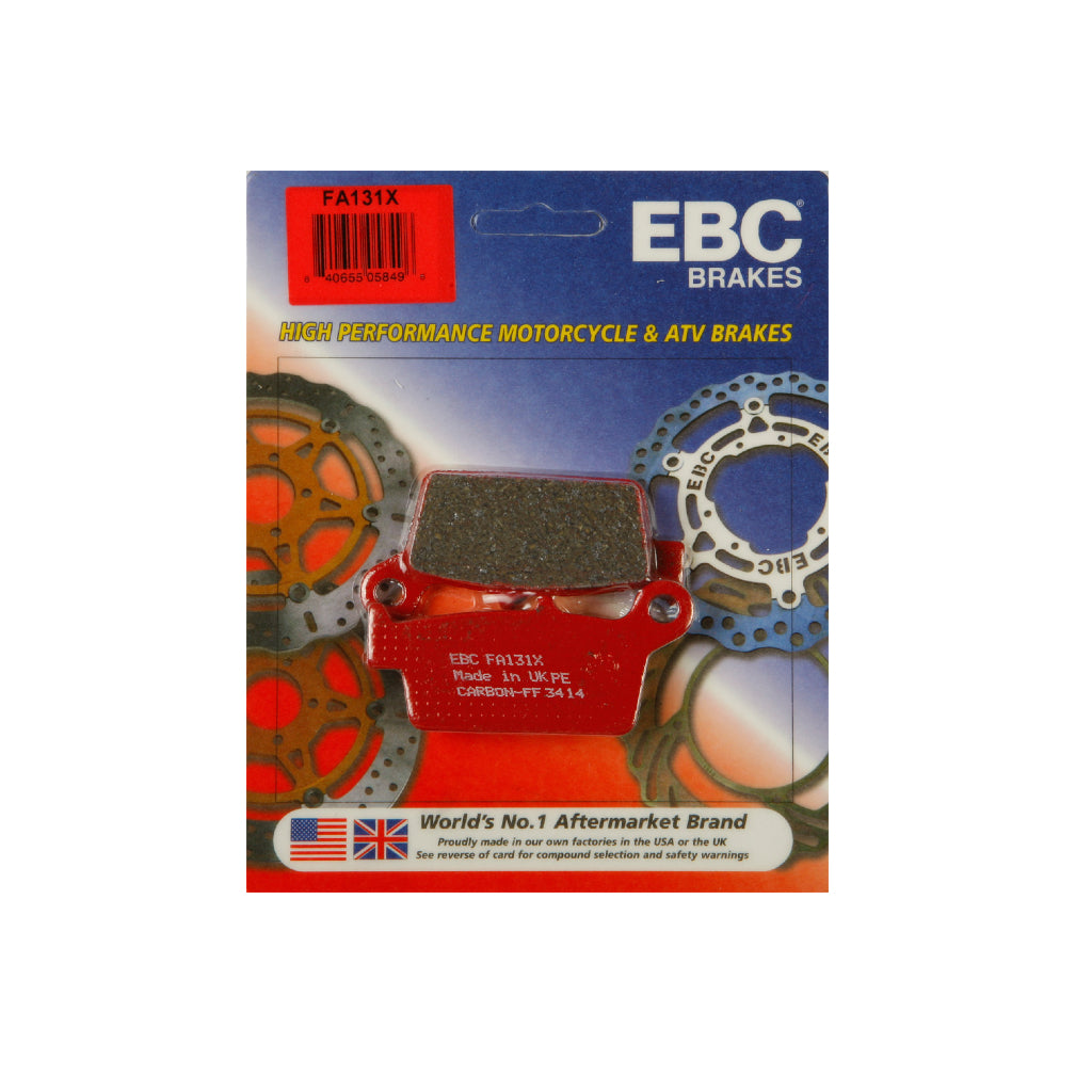 Ebc carbon "x" bremseklodser bag | fa131x