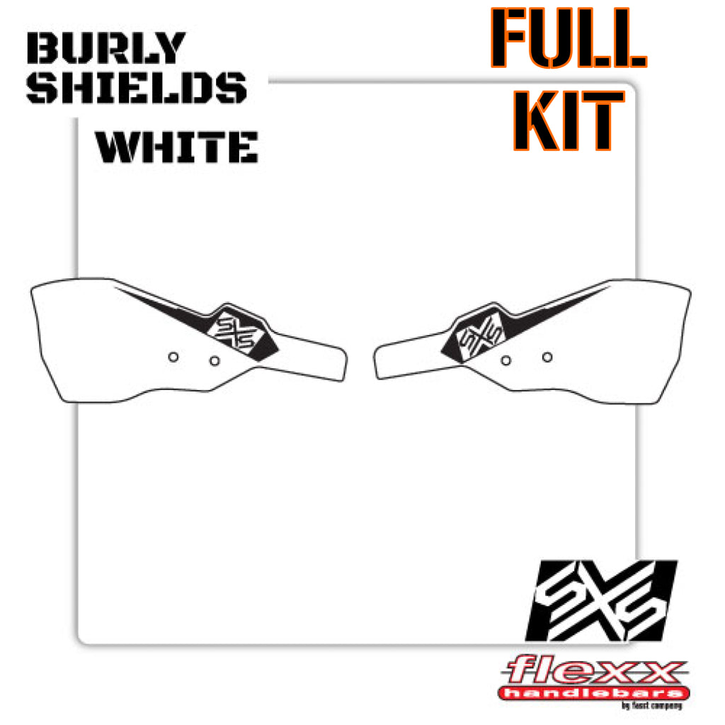 Kit complet de boucliers de protection des mains SXS Burly pour barres Flexx