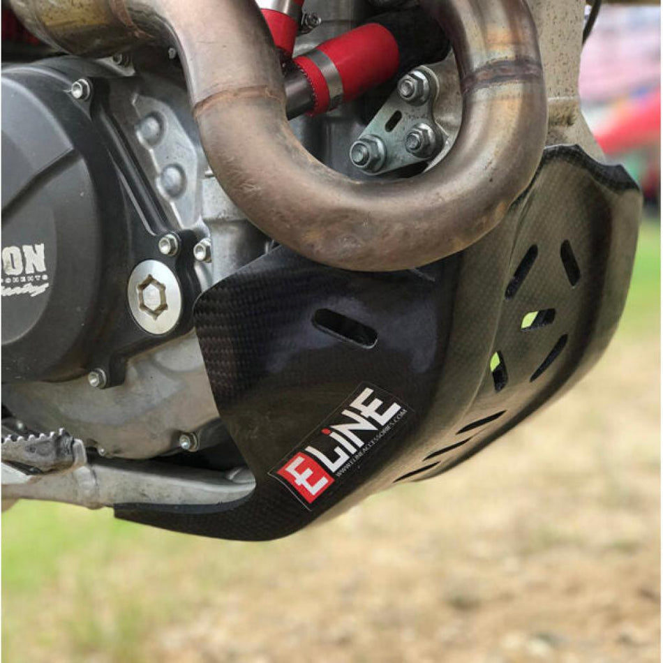 E-Line - Honda CRF250(R/X/RX)(19'-21')/450R(X)/L '19-'21 Carbon Fiber Skid Plate | HSP25018