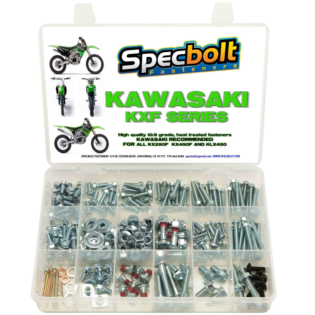 Specbolt - kawasaki 4-takts 250 stk boltesæt - kxf250
