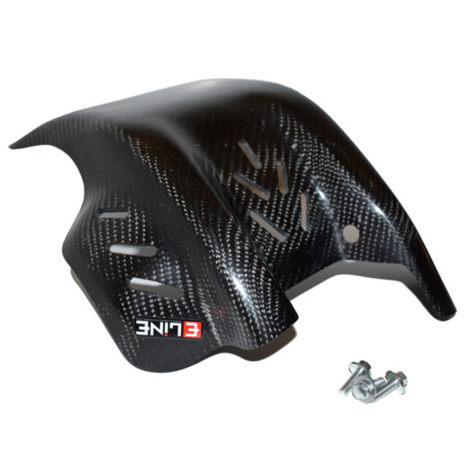 E-Line - KTM/Husqvarna/GasGas 250/350 4T Carbon Fiber Skid Plate ('19-'22) | MSP35018T