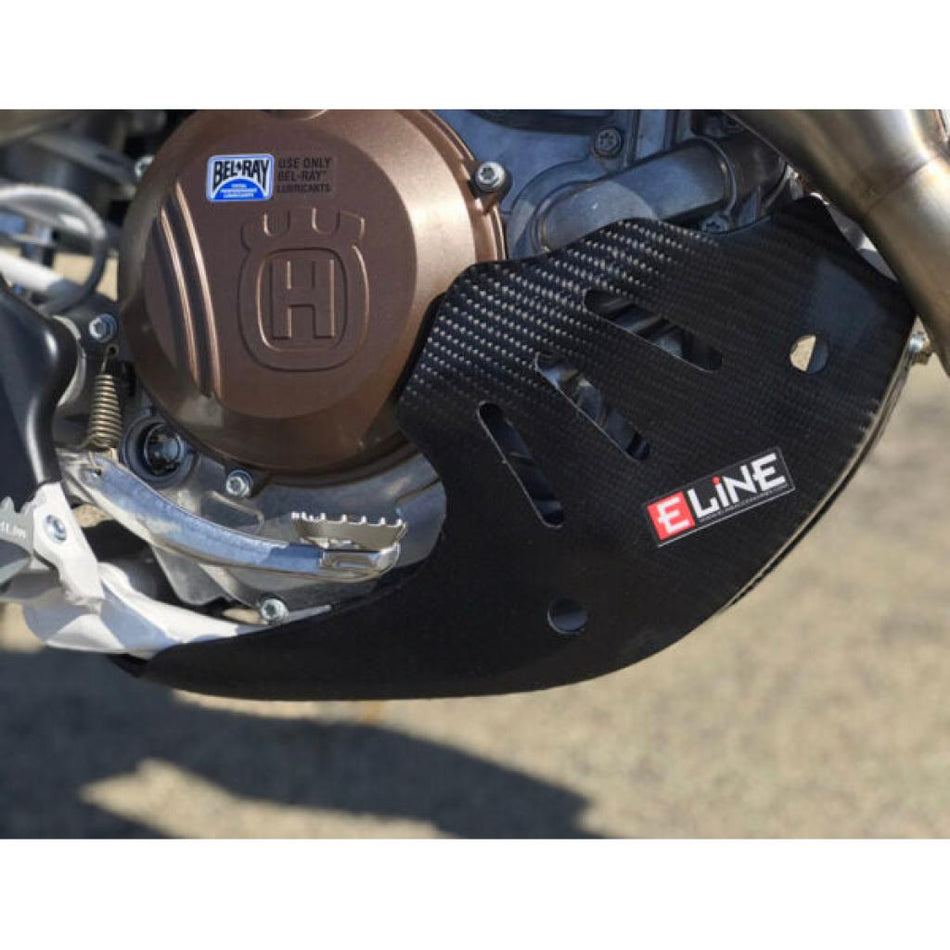 E-Line - KTM/Husqvarna 500/501 Carbon Fiber Full Coverage Skid Plate ('17-'19) | MSP50017