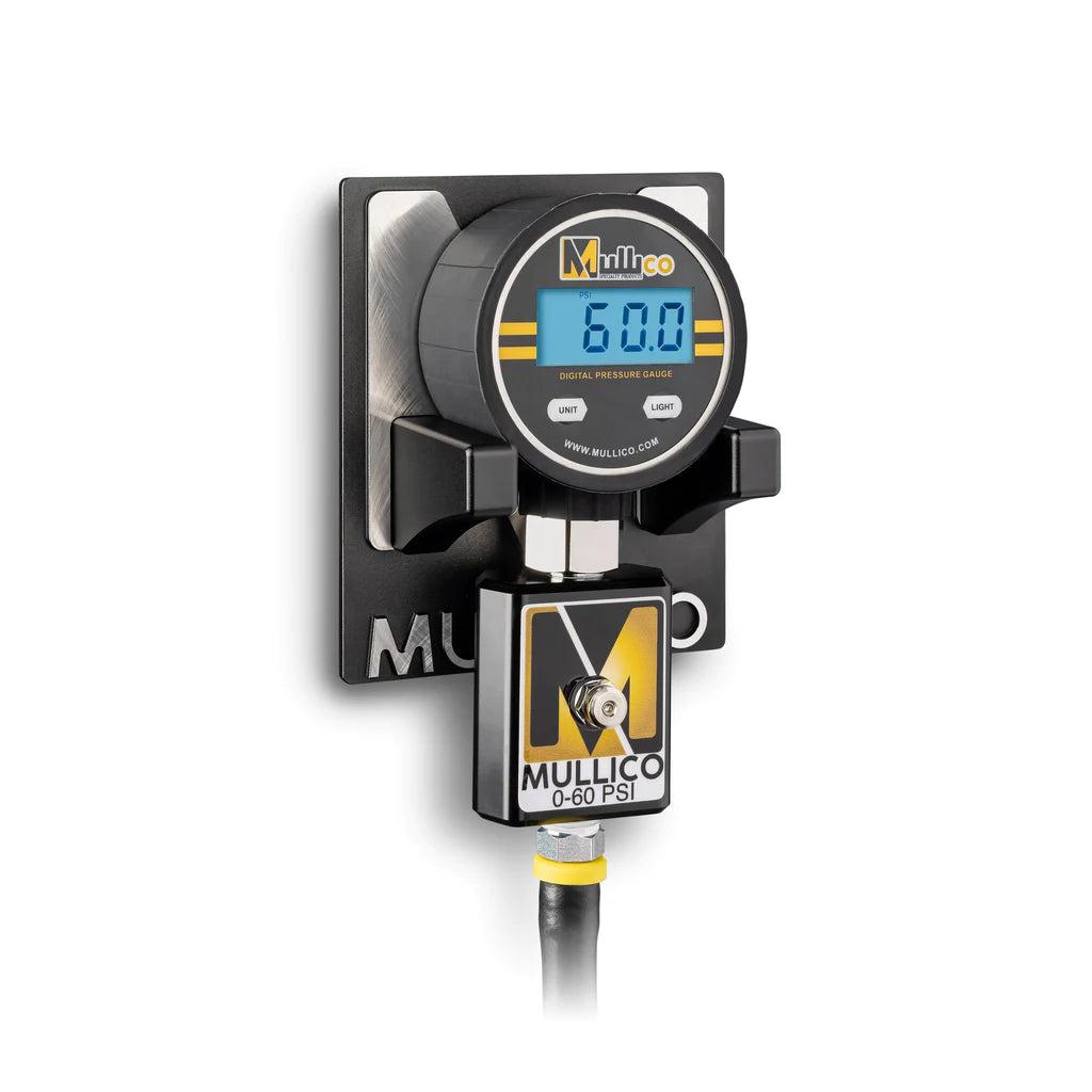 Mullico Professional Digital Tire Pressure Gauge Bundle w/ Magnetic Holder