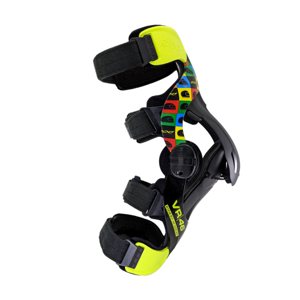 POD K4 VR46 Riders Academy Limited Edition Knee Braces