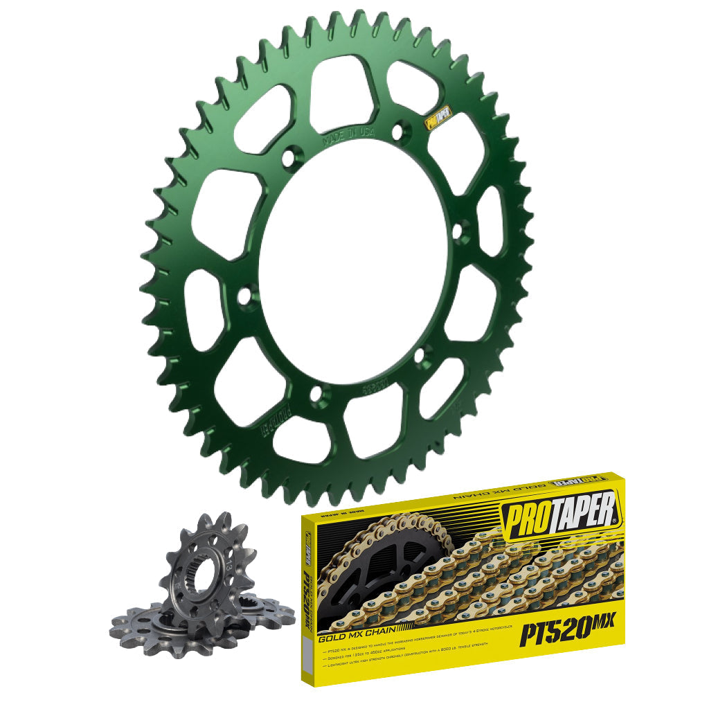 ProTaper Gold Series Chain & Sprocket Kit Kawasaki KLX/KX 250-300