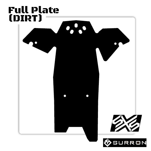 Sxs full dekning slide plate surron | d802