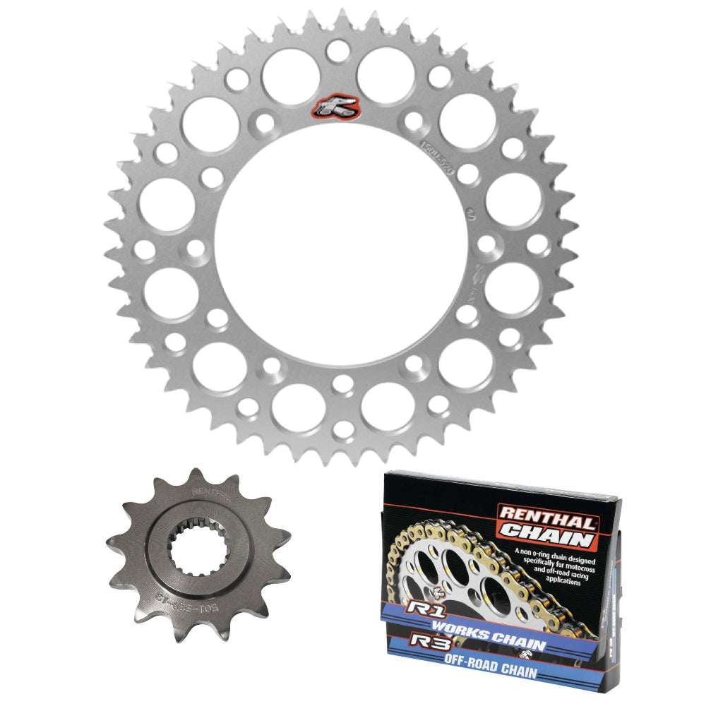 Renthal Chain & Ultralight Sprocket Kit Honda CR125R '87-'03