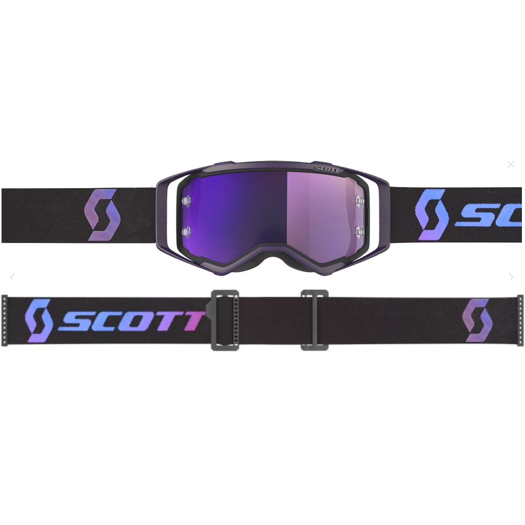 Scott prospect le óculos de proteção cromados roxos iridescentes
