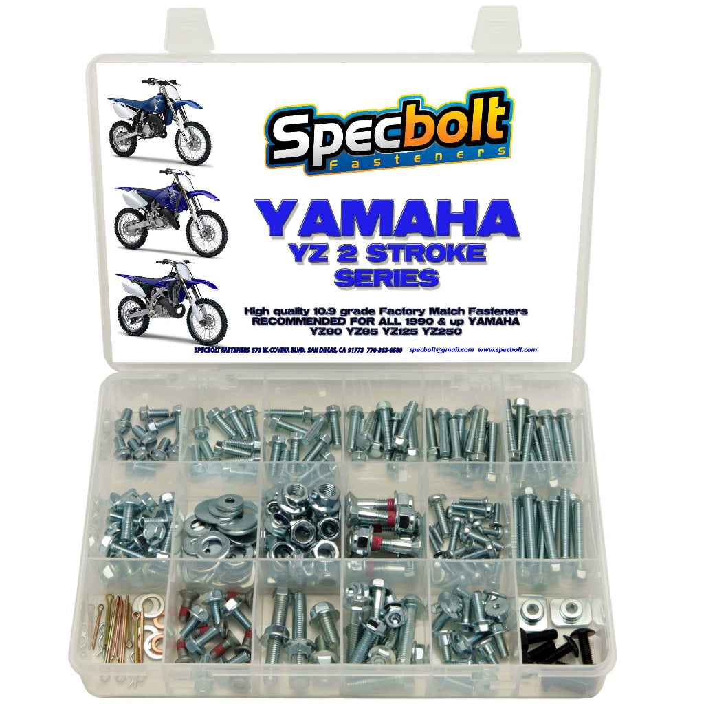 Specbolt - Yamaha 250pc 2-Stroke Bolt Kit - SB-YAM-YZ250