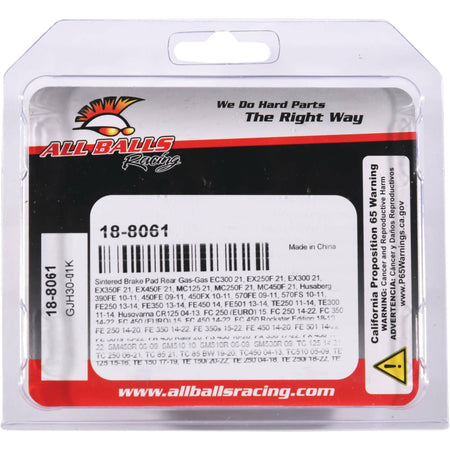All Balls Brake Pad Kit Sintered - MojoMotoSport.com