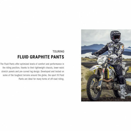Alpinestars Fluid Graphite Pants - MojoMotoSport.com
