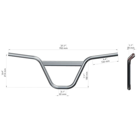 BBR 8" Rise Handlebar CRF/XR50 | 510 - HXR - 5107 - MojoMotoSport.com